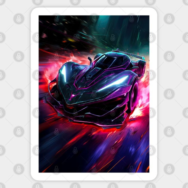 Cool Concept Futuristic Car Racer Sticker by Juka